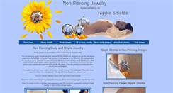 Desktop Screenshot of nonpiercingjewelry.co.uk