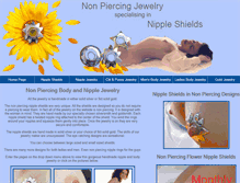 Tablet Screenshot of nonpiercingjewelry.co.uk